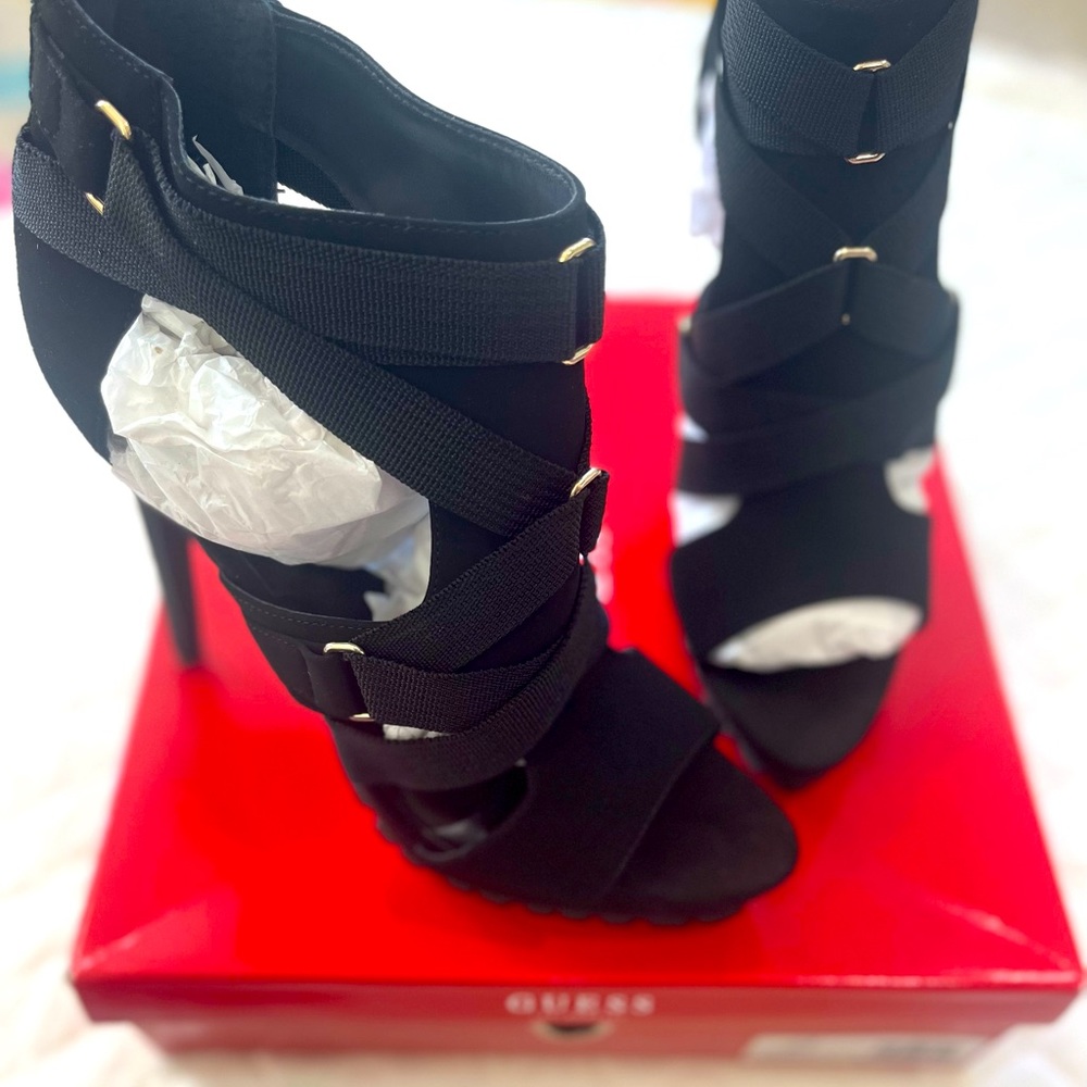 Guess Zazzy Platform Shoe-new-Size 9